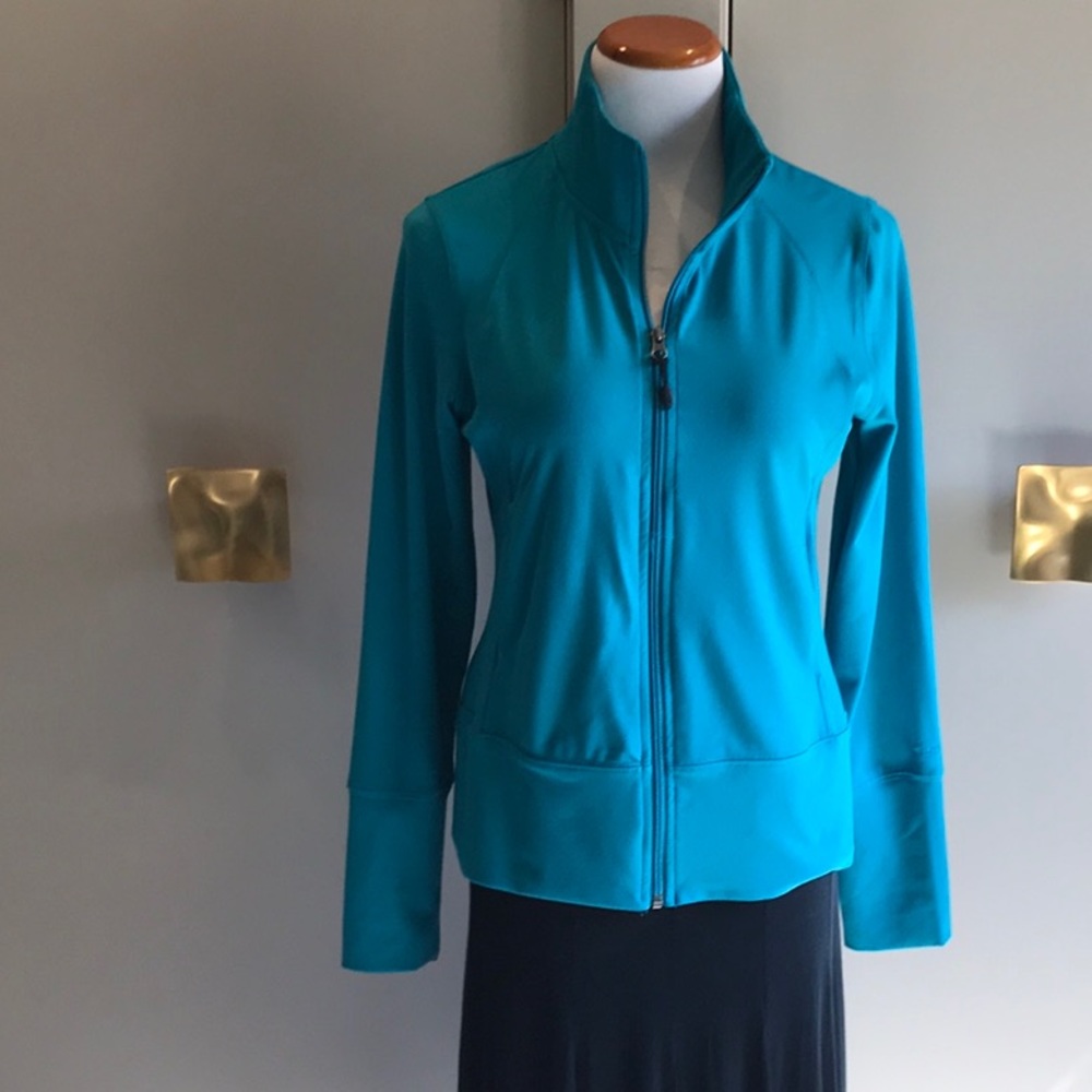 Champion Aqua Blue Athletic Jacket